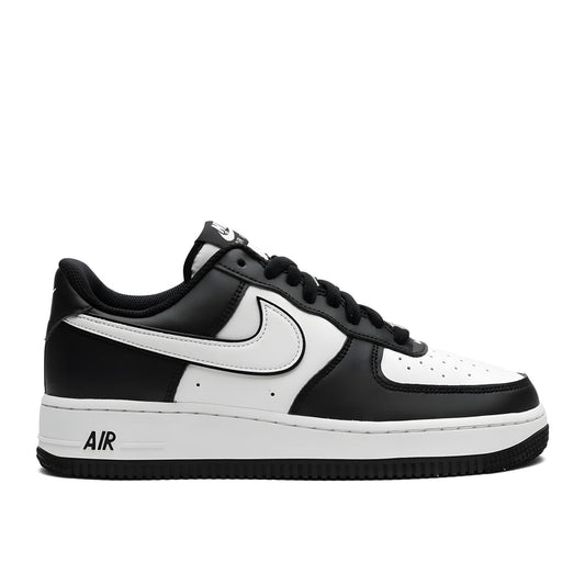 "Nike Air Force 1 Low White Swoosh Panda sneaker with white leather upper and black and white Swoosh"

"Side view of Nike Air Force 1 Low White Swoosh Panda with cushioned midsole and rubber outsole"

"Close-up of Nike Air Force 1 Low White Swoosh Panda showing panda-inspired Swoosh design"

"Nike Air Force 1 Low White Swoosh Panda – classic sneaker with unique black and white Swoosh"
