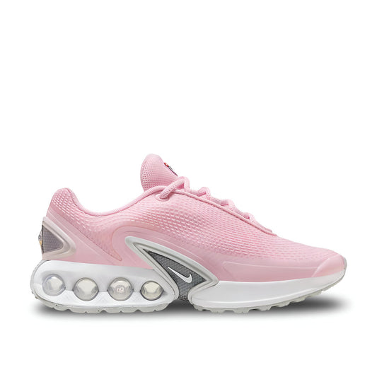 "Nike Air Max DN SE Women's Pink Foam sneaker with Dynamic Air cushioning"

"Side view of Nike Air Max DN SE Pink Foam with breathable mesh upper and translucent outsole"

"Close-up of Nike Air Max DN SE Pink Foam sneaker with padded tongue and rubberized accents"

"Nike Air Max DN SE Pink Foam – stylish and comfortable women's sneaker"

