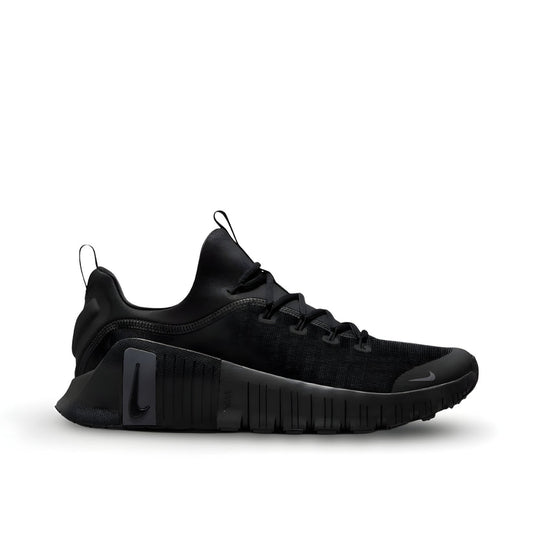 "Nike Free Metcon 6 Full Black training shoe with breathable mesh upper and reinforced heel"

"Side view of Nike Free Metcon 6 Black Anthracite showing flexible sole and Flywire cables"

"Close-up of Nike Free Metcon 6 Full Black with durable rubber outsole and cushioned midsole"

"Nike Free Metcon 6 Black – versatile and lightweight cross-training shoe"