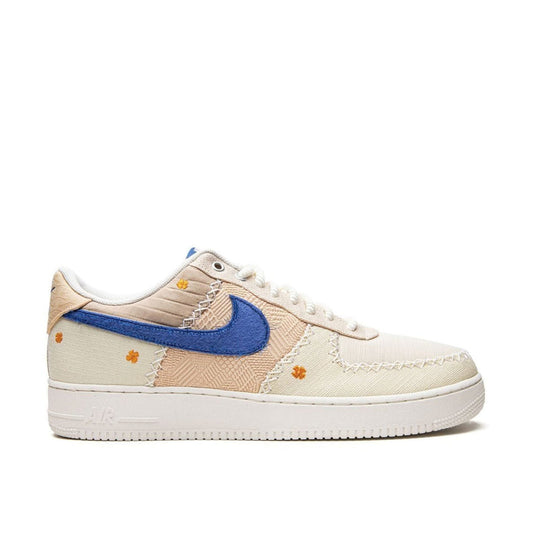 "Nike Air Force 1 Low LA Flea sneaker with mixed canvas, knit, and suede upper"

"Side view of Nike Air Force 1 Low Los Angeles Flea with hand-stitched details and blue suede Swoosh"

"Close-up of Nike Air Force 1 Low LA Flea showing California poppy embroidery and rope laces"

"Nike Air Force 1 Low LA Flea – vintage-inspired sneaker with LA streetwear flair"