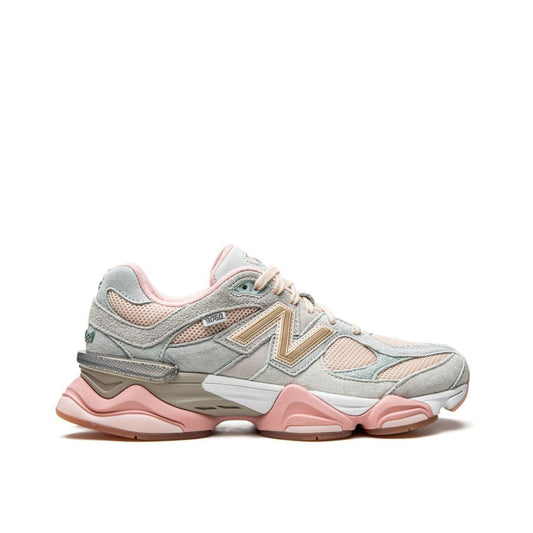 New Balance 9060 Joe Freshgoods Inside Voices Baby Shower Blue sneaker with light blue mesh and suede upper"

"Side view of New Balance 9060 Baby Shower Blue with pink and sail accents"

"Close-up of New Balance 9060 Joe Freshgoods sneaker showing ABZORB cushioning and JFG branding"

"New Balance 9060 Baby Shower Blue – stylish and comfortable lifestyle sneaker"