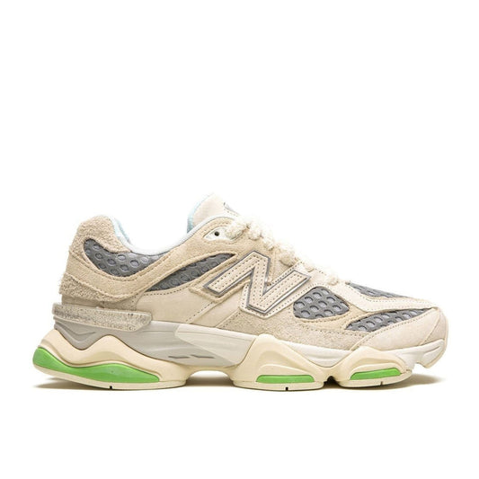 "New Balance 90/60 Bricks And Wood sneaker with beige, grey, and green breathable mesh upper"

"Side view of New Balance 90/60 Bricks And Wood with cushioned midsole and rubber outsole"

"Close-up of New Balance 90/60 Bricks And Wood sneaker showing padded collar and iconic N logo"

"New Balance 90/60 Bricks And Wood – versatile lifestyle sneaker with earthy tones"